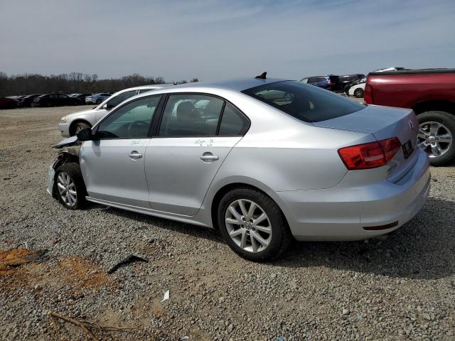 3VWD17AJ8FM345178 - 2015 VOLKSWAGEN JETTA SE SILVER photo 2