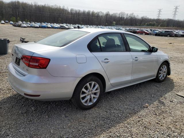 3VWD17AJ8FM345178 - 2015 VOLKSWAGEN JETTA SE SILVER photo 3