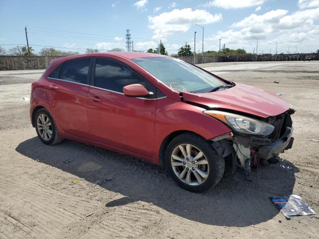 KMHD35LHXEU204663 - 2014 HYUNDAI ELANTRA GT RED photo 4