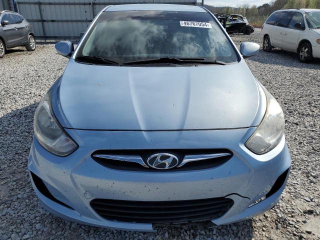 KMHCT5AE1DU132853 - 2013 HYUNDAI ACCENT GLS BLUE photo 5