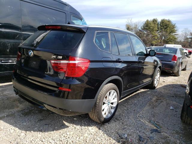 5UXWX9C57E0D32771 - 2014 BMW X3 XDRIVE28I BLACK photo 3