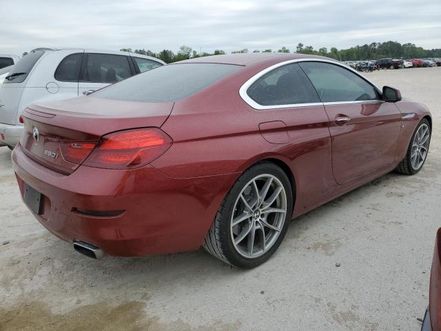 WBALX3C51CC528793 - 2012 BMW 650 I RED photo 3