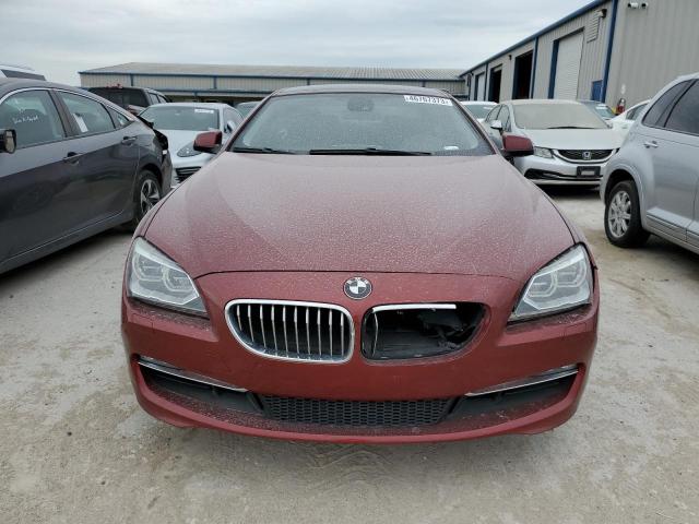 WBALX3C51CC528793 - 2012 BMW 650 I RED photo 5