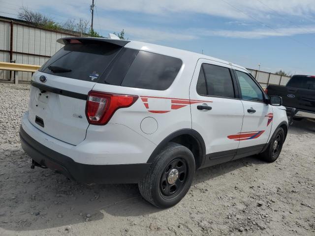 1FM5K8AR5HGD14091 - 2017 FORD EXPLORER POLICE INTERCEPTOR თეთრი ფოტო 3