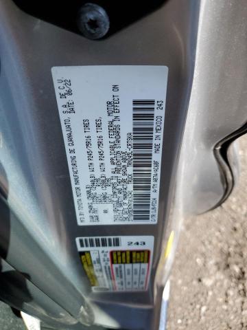 3TYSX5EN7NT016341 - 2022 TOYOTA TACOMA ACCESS CAB ვერცხლისფერი ფოტო 12