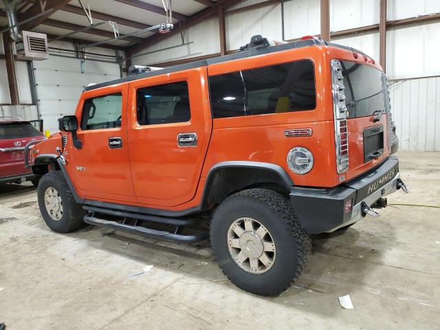 5GRGN23838H105804 - 2008 HUMMER H2 ORANGE photo 2