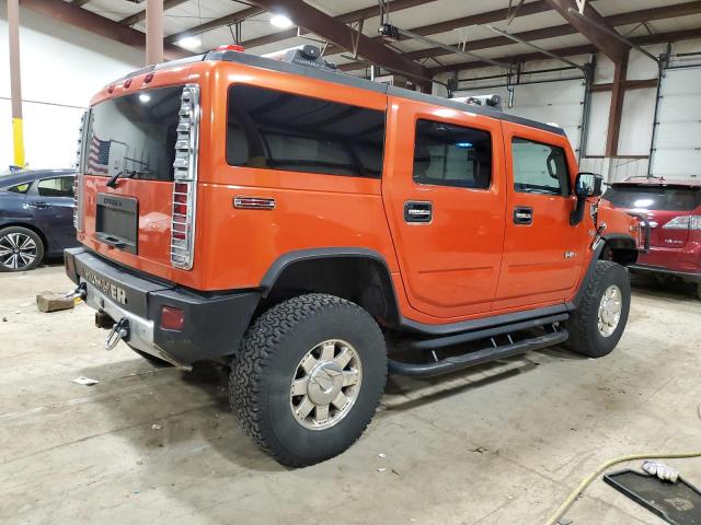 5GRGN23838H105804 - 2008 HUMMER H2 ORANGE photo 3