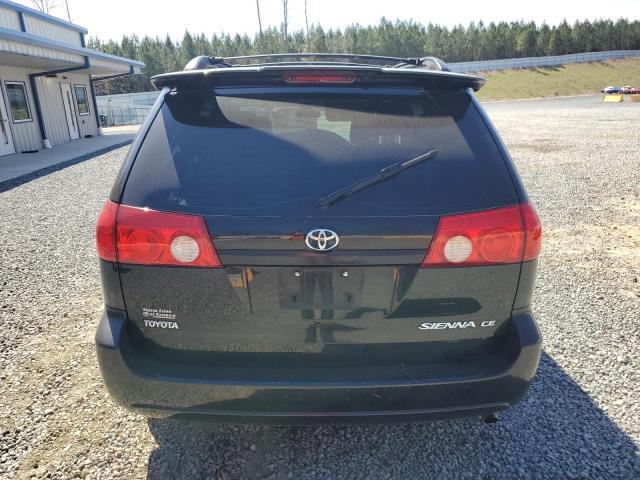 5TDZK23C59S236530 - 2009 TOYOTA SIENNA CE BLACK photo 6