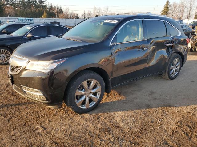 5FRYD4H8XEB503471 - 2014 ACURA MDX ADVANCE BLACK photo 1