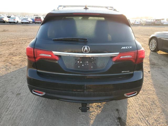 5FRYD4H8XEB503471 - 2014 ACURA MDX ADVANCE BLACK photo 6