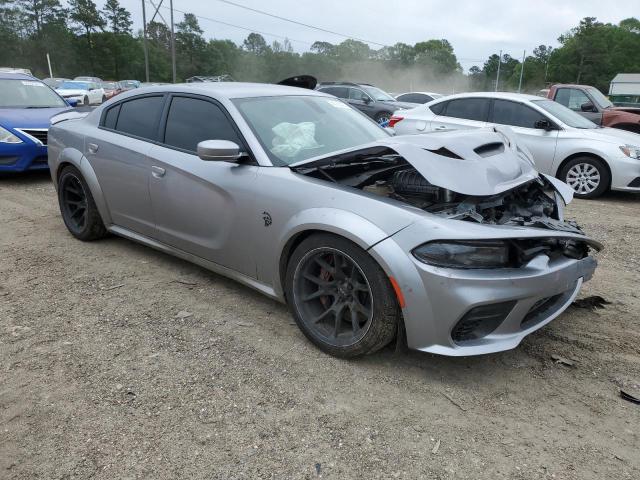 2C3CDXL94GH317455 - 2016 DODGE CHARGER SRT HELLCAT SILVER photo 4