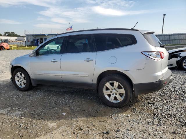 1GNKRJED2CJ144901 - 2012 CHEVROLET TRAVERSE LT SILVER photo 2