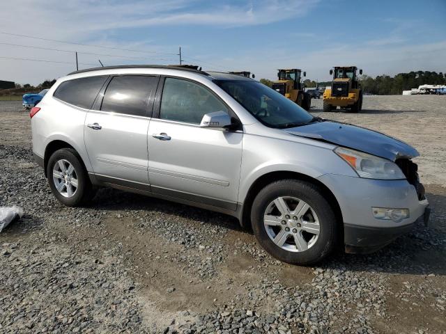 1GNKRJED2CJ144901 - 2012 CHEVROLET TRAVERSE LT SILVER photo 4