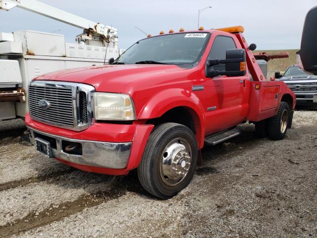 1FDAF56P75EA02032 - 2005 FORD F550 SUPER DUTY RED photo 1