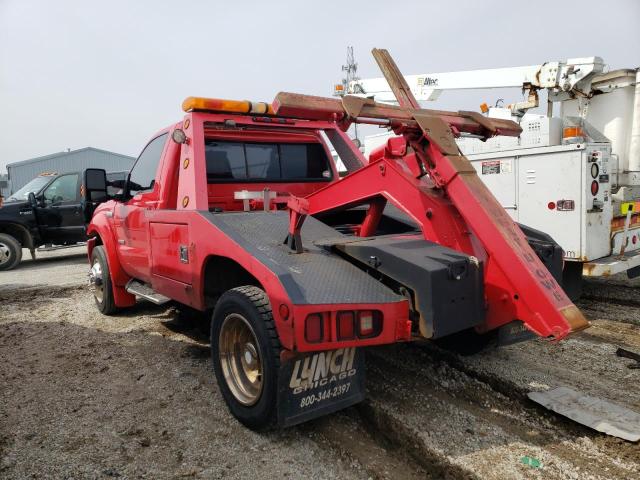 1FDAF56P75EA02032 - 2005 FORD F550 SUPER DUTY RED photo 2