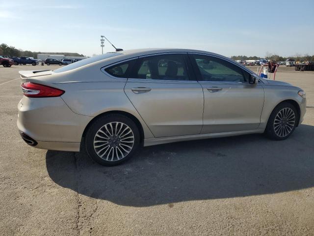 3FA6P0K99HR138476 - 2017 FORD FUSION TITANIUM GOLD photo 3