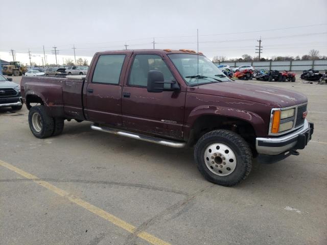 1GTHK33N0PJ756695 - 1993 GMC SIERRA K3500 RED photo 4