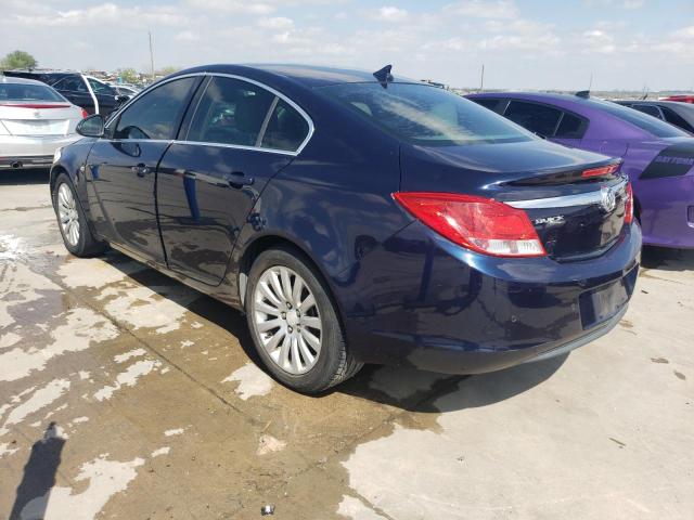 2G4GT5GC2B9200546 - 2011 BUICK REGAL CXL BLUE photo 2