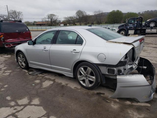 3FAHP0KC6CR389064 - 2012 FORD FUSION SPORT SILVER photo 2