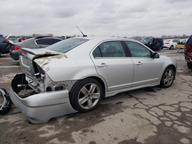 3FAHP0KC6CR389064 - 2012 FORD FUSION SPORT SILVER photo 3