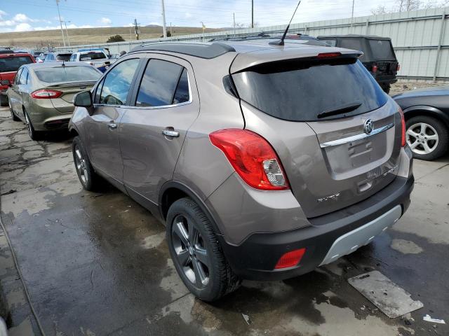 KL4CJHSB0EB648046 - 2014 BUICK ENCORE PREMIUM BROWN photo 2