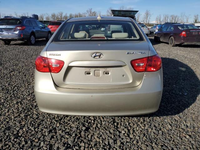 KMHDU46D49U808019 - 2009 HYUNDAI ELANTRA GLS BEIGE photo 6