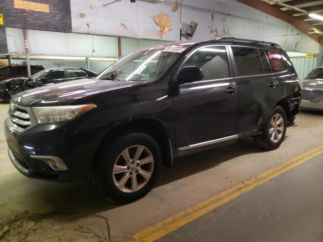 5TDBK3EHXCS126905 - 2012 TOYOTA HIGHLANDER BASE Қара фото 1