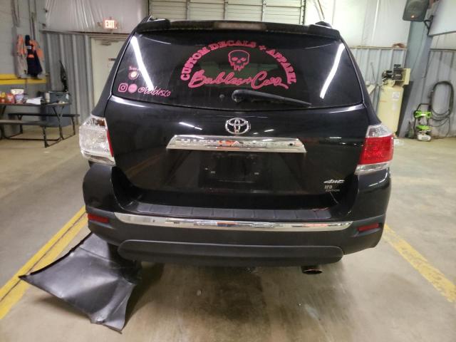 5TDBK3EHXCS126905 - 2012 TOYOTA HIGHLANDER BASE Қара фото 6