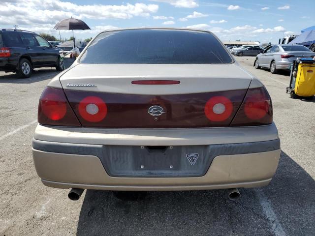 2G1WF52E329128216 - 2002 CHEVROLET IMPALA TAN photo 6