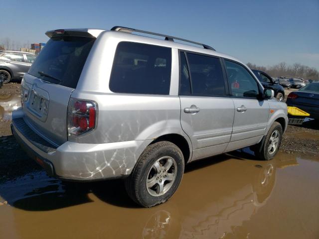 5FNYF28457B025699 - 2007 HONDA PILOT EX SILVER photo 3