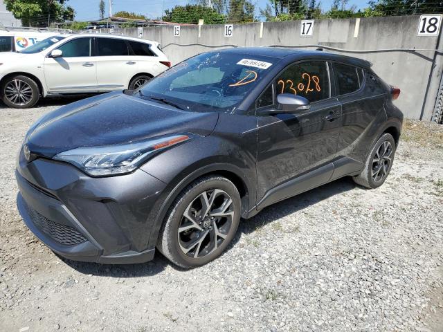 NMTKHMBX1MR132284 - 2021 TOYOTA C-HR XLE GRAY photo 1