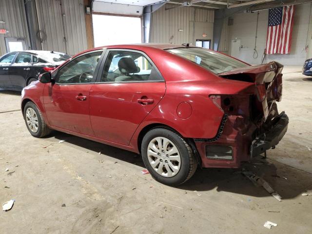 KNAFU4A26C5555271 - 2012 KIA FORTE EX RED photo 2