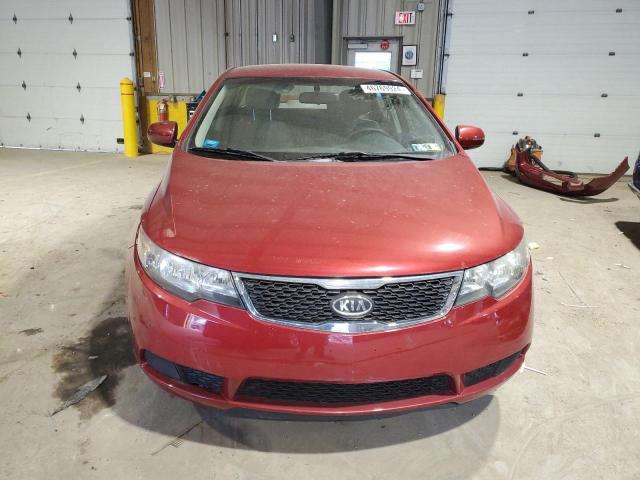 KNAFU4A26C5555271 - 2012 KIA FORTE EX RED photo 5