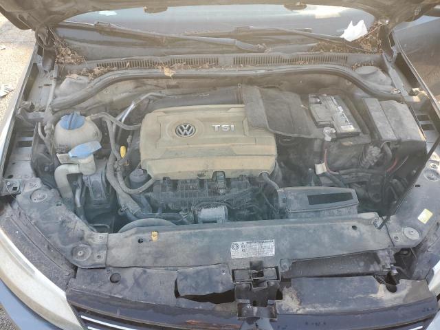 3VWD07AJ8EM363973 - 2014 VOLKSWAGEN JETTA SE GRAY photo 11