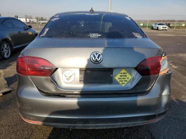 3VWD07AJ8EM363973 - 2014 VOLKSWAGEN JETTA SE GRAY photo 6