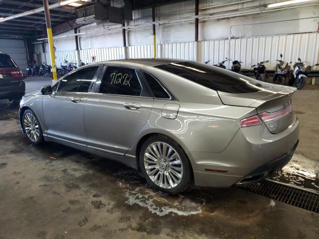 3LN6L2G92GR621408 - 2016 LINCOLN MKZ GRAY photo 2