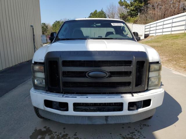 1FTSX31R48EE37307 - 2008 FORD F350 SRW SUPER DUTY WHITE photo 5