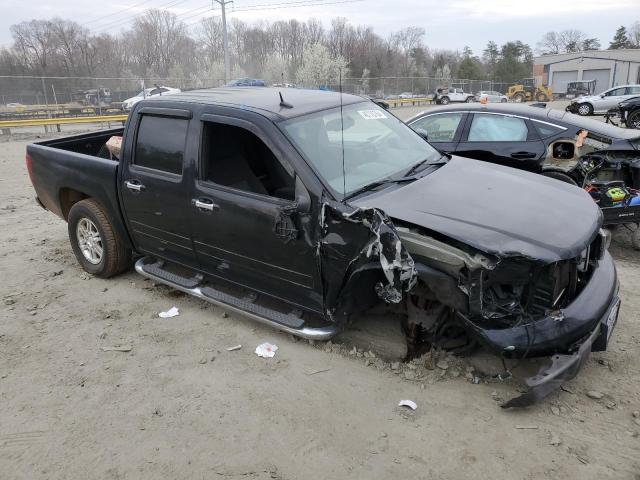 1GCHTCFEXC8104211 - 2012 CHEVROLET COLORADO LT BLACK photo 4