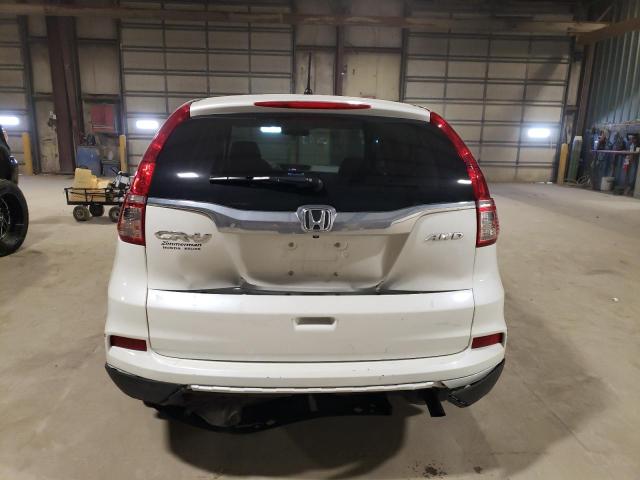 5J6RM4H5XFL098457 - 2015 HONDA CR-V EX WHITE photo 6