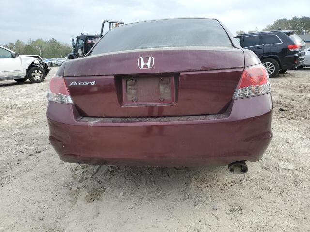 1HGCP26469A160035 - 2009 HONDA ACCORD LXP MAROON photo 6