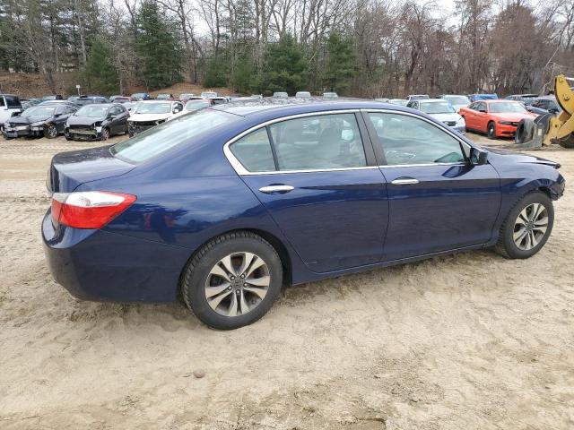 1HGCR2F33DA285083 - 2013 HONDA ACCORD LX BLUE photo 3