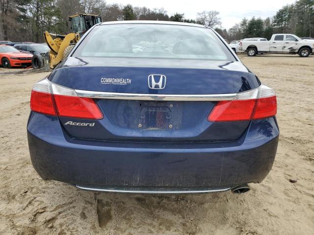 1HGCR2F33DA285083 - 2013 HONDA ACCORD LX BLUE photo 6