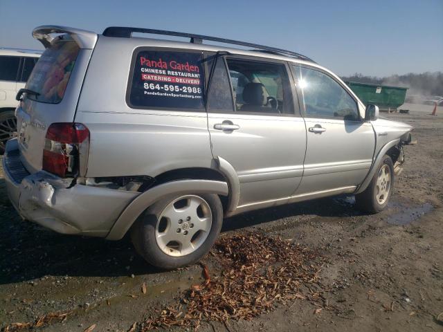 JTEDP21A450074573 - 2005 TOYOTA HIGHLANDER LIMITED SILVER photo 3