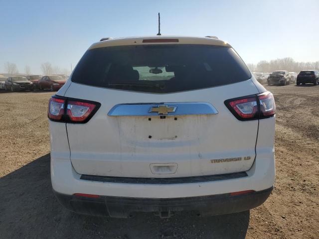 1GNKRFKD8EJ100499 - 2014 CHEVROLET TRAVERSE LS WHITE photo 6