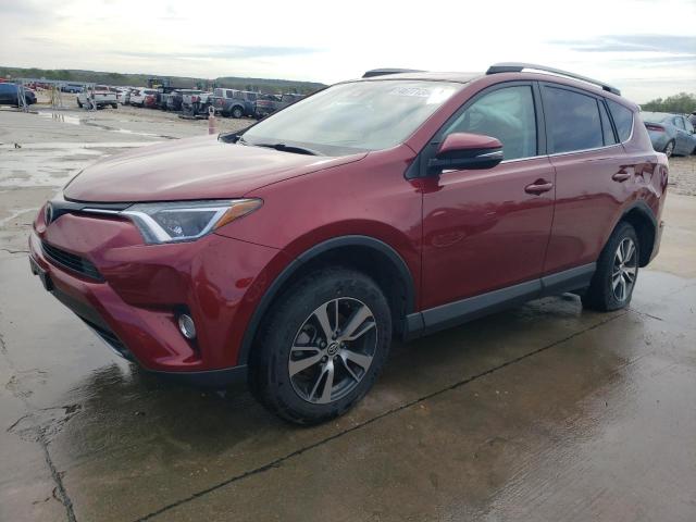 2T3WFREV7JW426573 - 2018 TOYOTA RAV4 ADVENTURE BURGUNDY photo 1