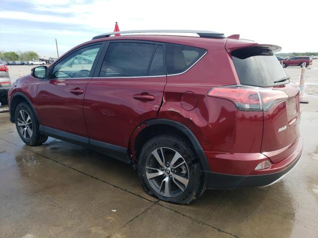 2T3WFREV7JW426573 - 2018 TOYOTA RAV4 ADVENTURE BURGUNDY photo 2