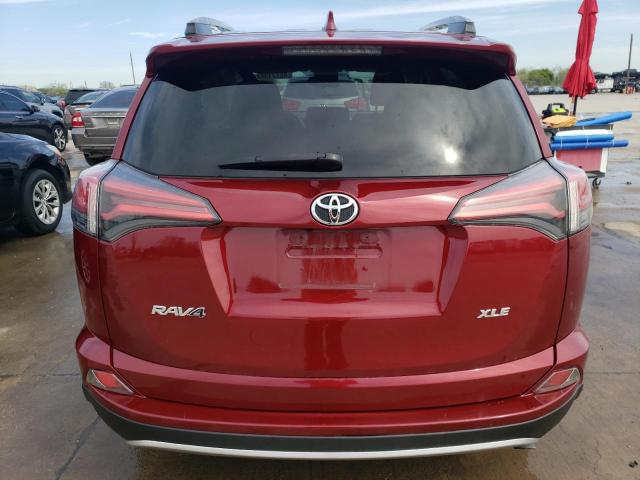 2T3WFREV7JW426573 - 2018 TOYOTA RAV4 ADVENTURE BURGUNDY photo 6