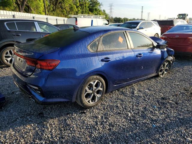 3KPF24AD1LE257564 - 2020 KIA FORTE FE BLUE photo 3