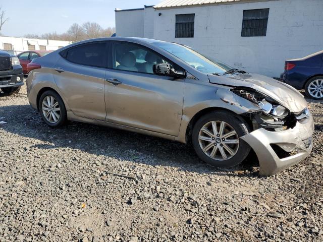 5NPDH4AE5EH457294 - 2014 HYUNDAI ELANTRA SE TAN photo 4