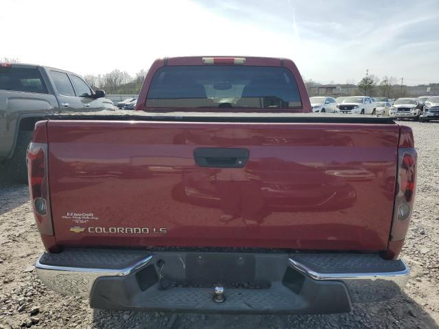 1GCCS136448161410 - 2004 CHEVROLET COLORADO BURGUNDY photo 6